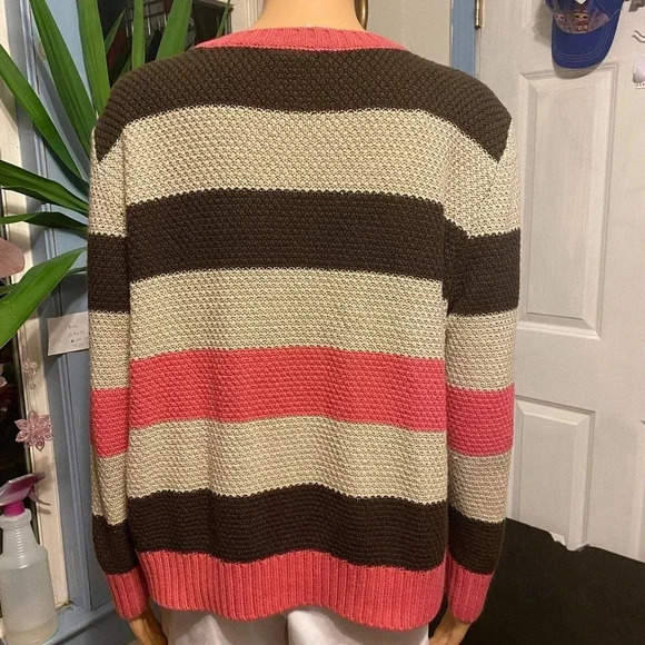 St John’s Bay Beautiful Multi Color Comfortable Sweater Women Size PXL - Picture 2 of 4